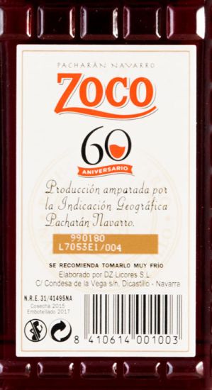 Pacharan Zoco 1L