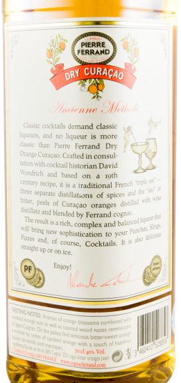 Licor Pierre Ferrand Dru Curacau