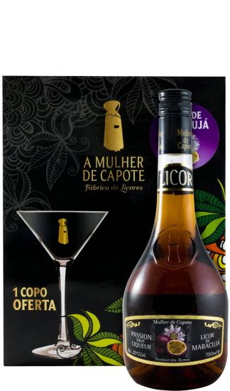 Licor de Maracujá Mulher de Capote w/Glass