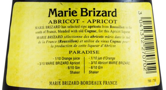 Apricot Brandy Marie Brizard