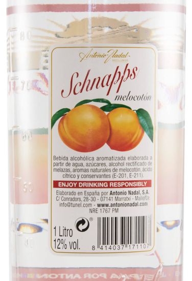 Schnapps Pêssego El Tren 1L
