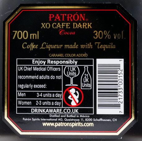 Licor de Café Patrón XO Dark Cocoa