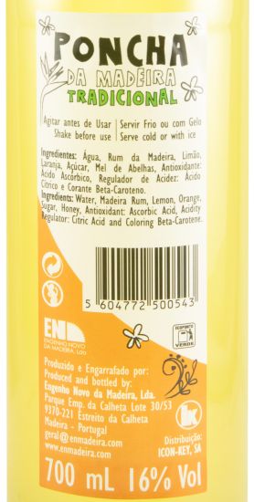 Poncha da Madeira Tradicional Engenho Novo