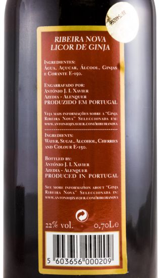 2005 Licor de Ginja Ribeira Nova