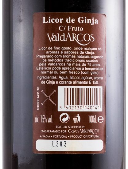 Ginja Liqueur Valdarcos 1L