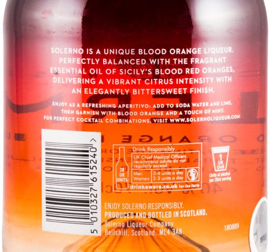 Solerno Blood Orange Liqueur