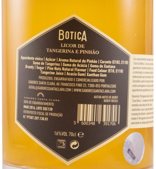 Licor de Tangerina & Pinhão Botica