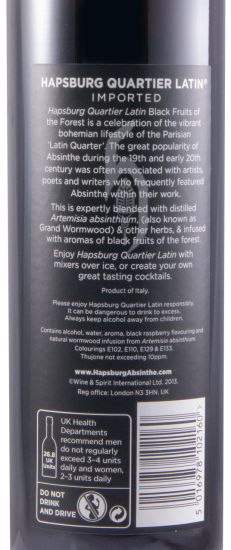 Absinto Hapsburg Quartier Latin Black Fruits of the Forest 50cl