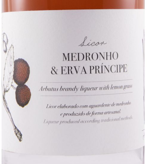 Licor de Medronho & Erva Príncipe biológico 50cl