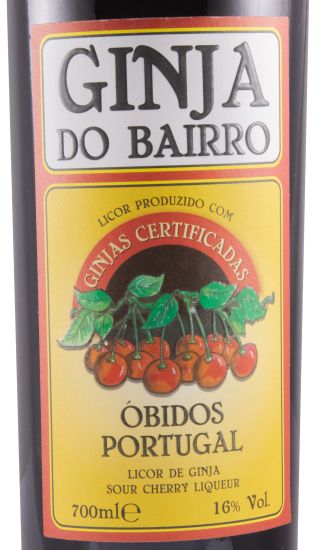Ginja Liqueur do Bairro (no berries)