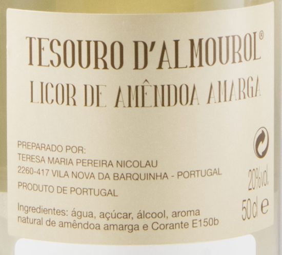 Licor de Amêndoa Amarga Tesouro d'Almourol 50cl
