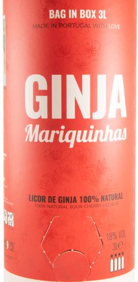 Licor de Ginja Mariquinhas Bag in Box Tubo 3L