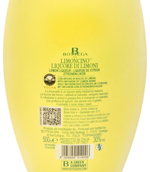 Limoncello Limoncino Bottega 50cl