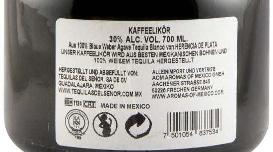 Coffee Liqueur & Tequila Herencia de Plata