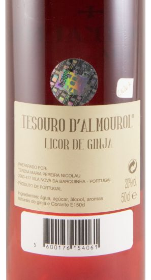 Licor de Ginja Tesouro d'Almourol 50cl