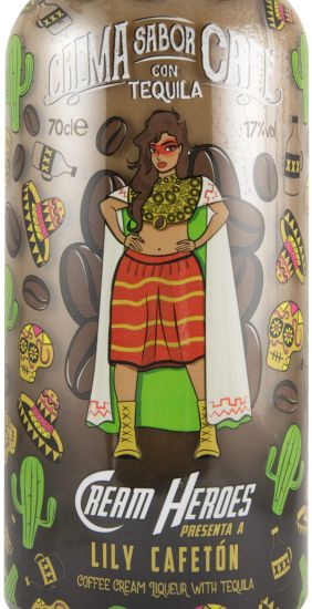 Licor de Tequila Cream Heroes Café