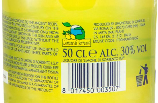 Limoncello di Capri 50cl