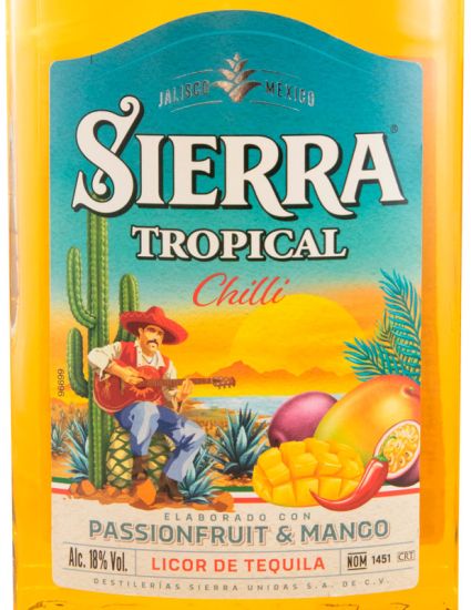 Tequila Liqueur Sierra Tropical Chilli