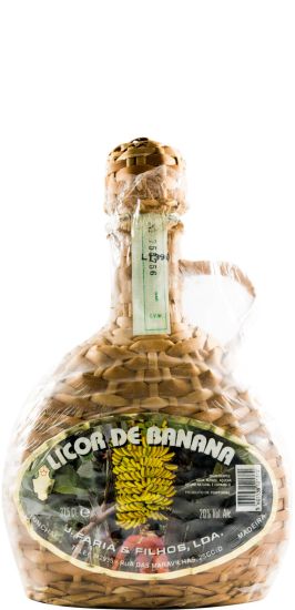 Licor de Banana J. Faria & Filhos 37,5cl (cantil)