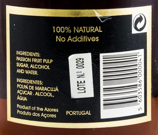Licor Maracujá São Miguel