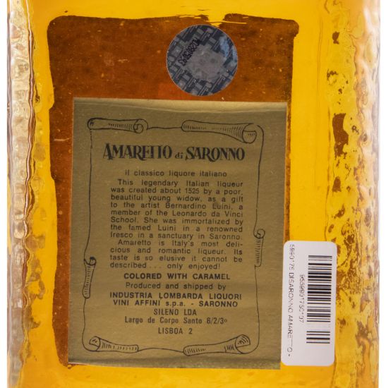 Disaronno Amaretto (former bottle)