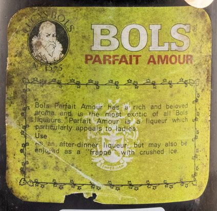 Licor Parfait Amour Bols 29% (former bottle)