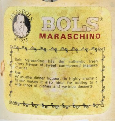 Licor Maraschino Bols (rótulo branco) 75cl