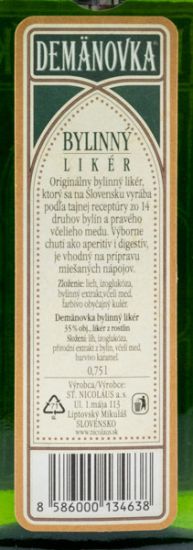 Licor St.Nicolaus Demänovka 75cl