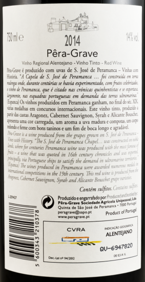 2014 Pêra-Grave tinto