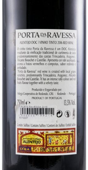 2016 Porta da Ravessa tinto