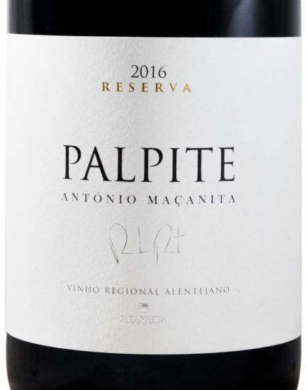 2016 António Maçanita Palpite Reserva red