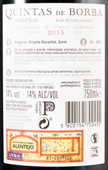 2015 Quintas de Borba red