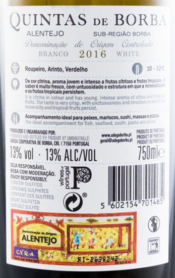 2016 Quintas de Borba white