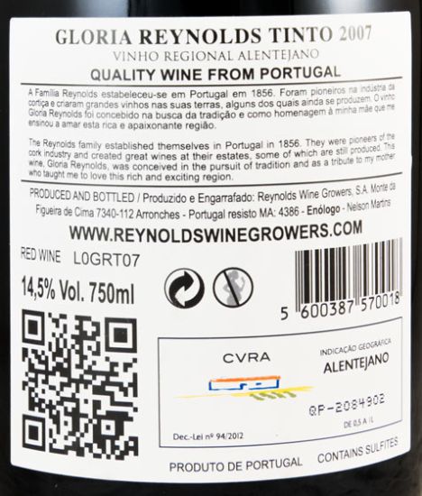 2007 Gloria Reynolds red