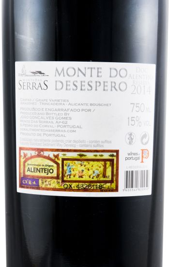 2014 Monte do Desespero Reserva red