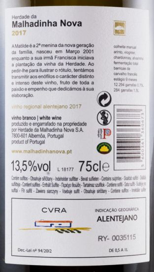 2017 Malhadinha white