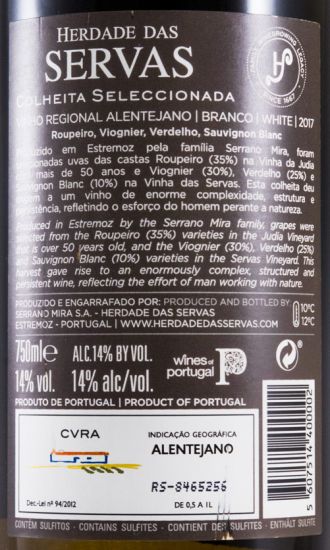 2017 Herdade das Servas Colheita Seleccionada white