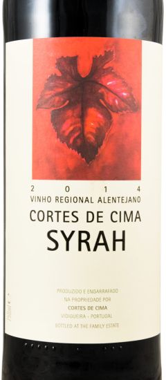 2014 Cortes de Cima Syrah tinto