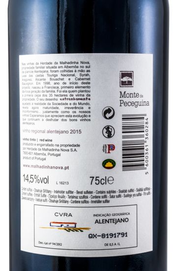 2015 Monte da Peceguina red