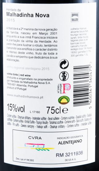 2015 Malhadinha red