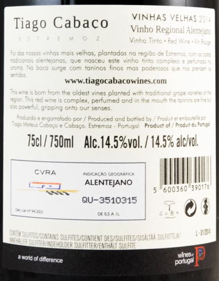 2014 Tiago Cabaço Vinhas Velhas red