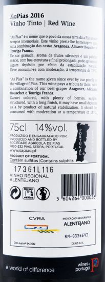 2016 Aspias tinto