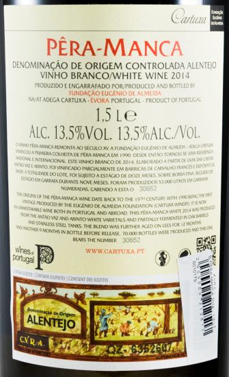 2014 Pêra-Manca white 1.5L