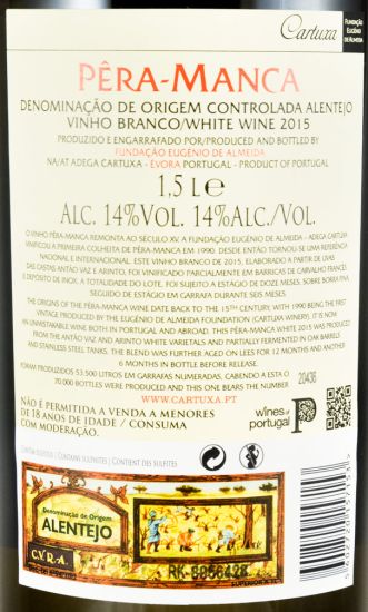 2015 Pêra-Manca white 1.5L