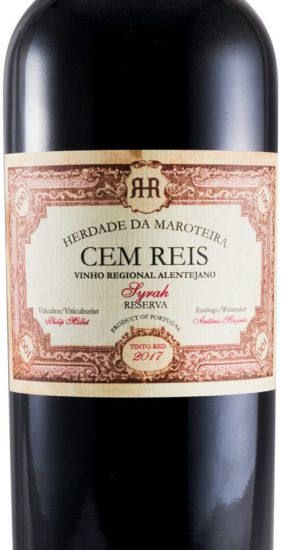 2017 Herdade da Maroteira Cem Reis Syrah Reserva tinto