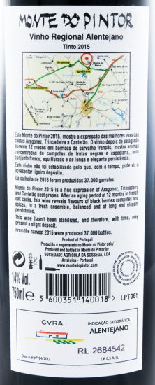 2015 Monte do Pintor tinto