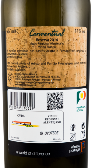 2014 Conventual Reserva white