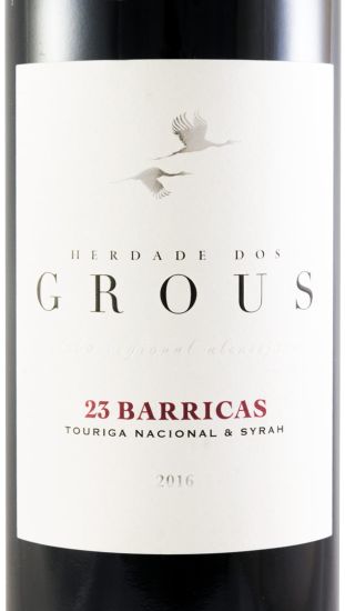 2016 Herdade dos Grous 23 Barricas red