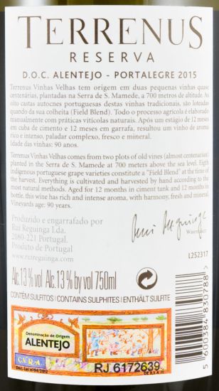 2015 Terrenus Reserva white