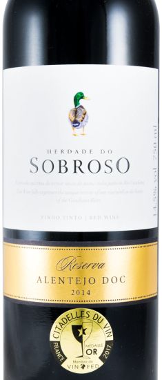 2014 Herdade do Sobroso Reserva red